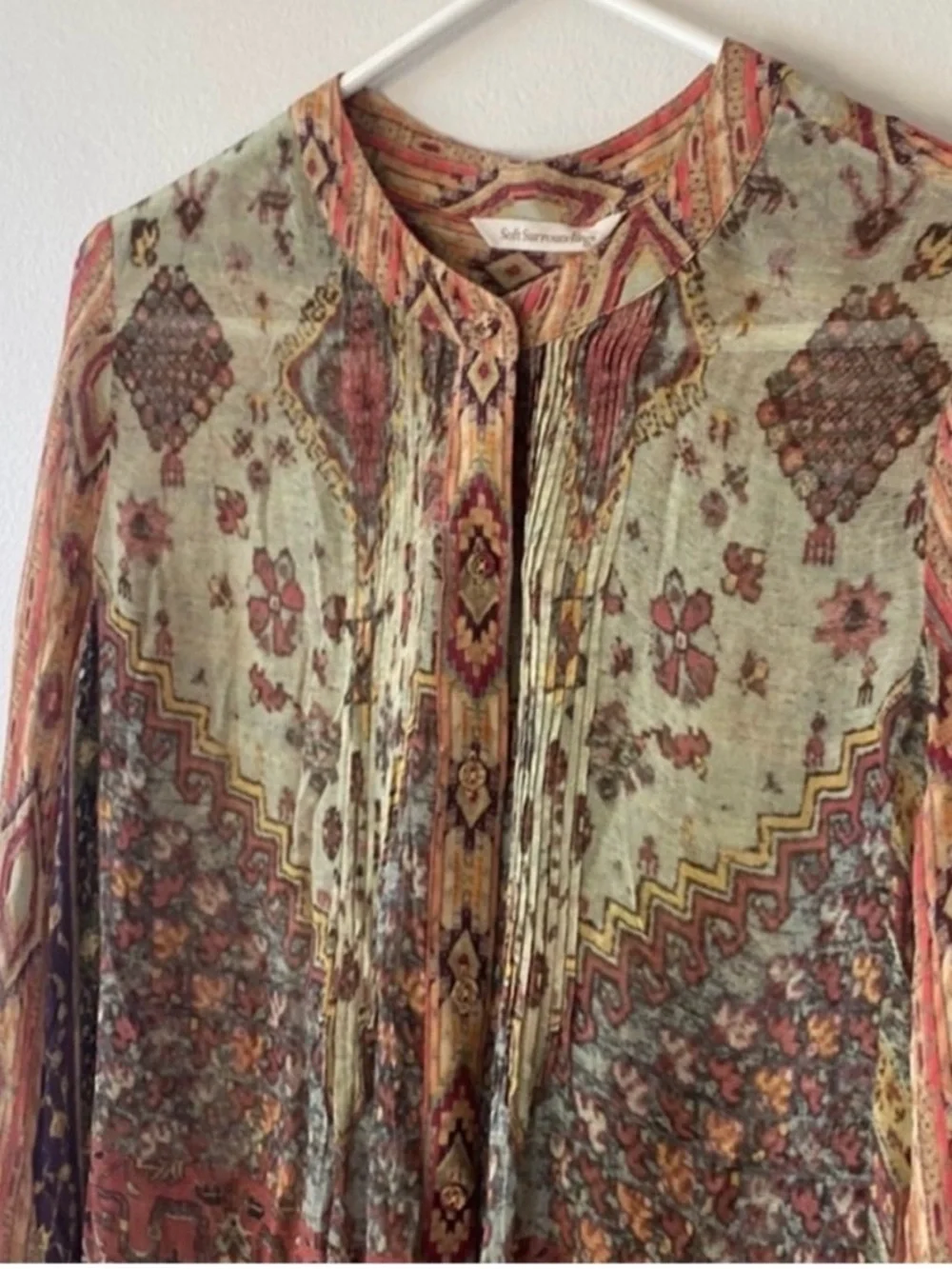 Soft Surroundings Multi-Color Patterned Tunic - Picture 5 of 6